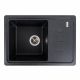 Гранитная мойка для кухни Platinum 6243 LIANA матовый Карбон Гранитная мойка для кухни Platinum 6243 LIANA матовый Карбон