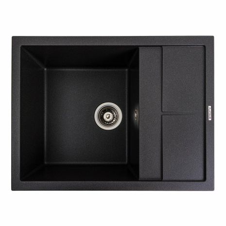 Гранітна мийка для кухні Platinum 6550 LOTOS матовий Моріон Гранітна мийка для кухні Platinum 6550 LOTOS матовий Моріон