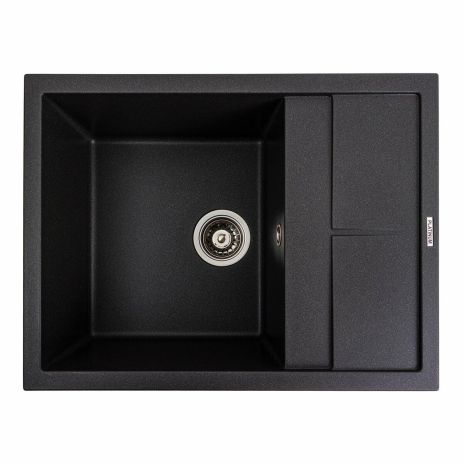 Гранітна мийка для кухні Platinum 6550 LOTOS матовий Моріон Гранітна мийка для кухні Platinum 6550 LOTOS матовий Моріон