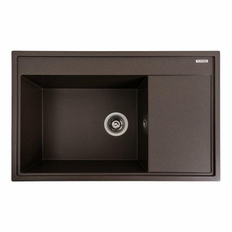 Гранитная мойка для кухни Platinum 7950 AZURIT матовая Темная скала Гранитная мойка для кухни Platinum 7950 AZURIT матовая Темная скала
