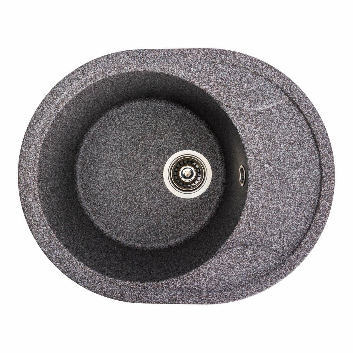 Гранитная мойка для кухни Platinum 5847 ONYX матовая (микс) Гранитная мойка для кухни Platinum 5847 ONYX матовая (микс)