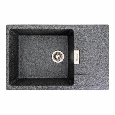 Гранитная мойка для кухни Platinum 7850 ROMA матовая (графит)
