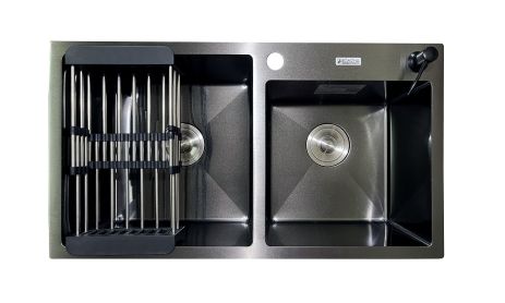 Кухонна мийка Romzha Arta U-730SDN BL Кухонна мийка Romzha Arta U-730SDN BL