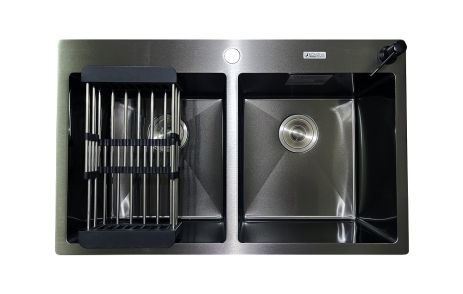 Кухонная мойка Romzha Arta U-730DS BL Кухонная мойка Romzha Arta U-730DS BL