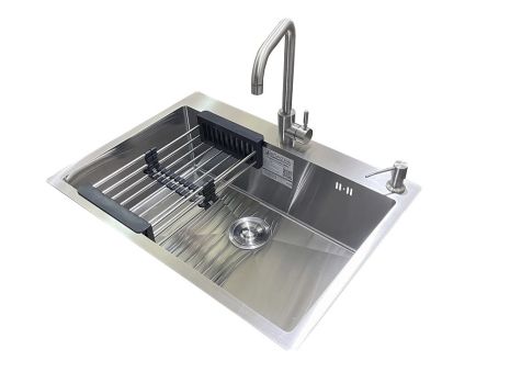 Комплект мийка + змішувач Romzha Arta U-650S Max (B)