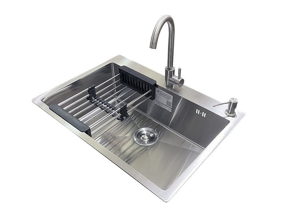 Комплект мийка + змішувач Romzha Arta U-650S Max (A) Комплект мийка + змішувач Romzha Arta U-650S Max (A)