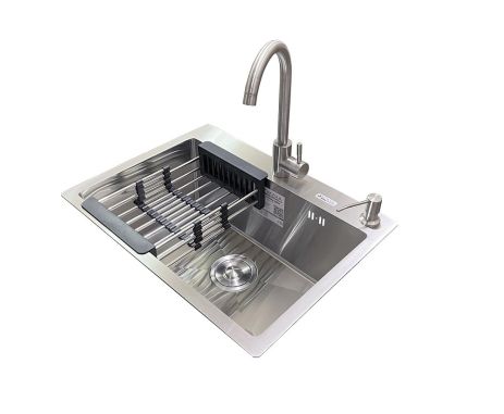 Комплект мийка + змішувач Romzha Arta U-550S (A) Комплект мийка + змішувач Romzha Arta U-550S (A)