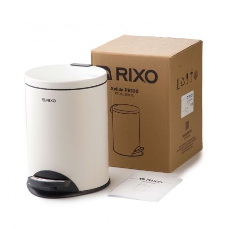 Відро для сміття з педаллю Rixo Solido PB108W