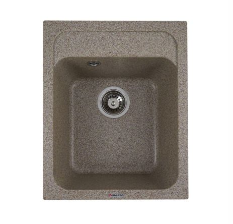 Кухонная мойка VALESO 4050 KORRADO из гранита, матовая Карамель