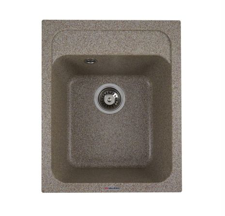 Кухонная мойка VALESO 4050 KORRADO из гранита, матовая Карамель