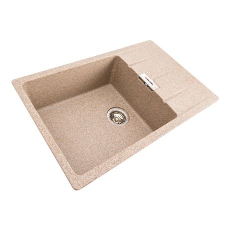Гранітна кухонна мийка VALESO 7850 ROMA матова (карамель) Гранітна кухонна мийка VALESO 7850 ROMA матова (карамель)