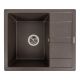 Темная гранитная кухонная мойка VALESO 5851 ARIA Темная гранитная кухонная мойка VALESO 5851 ARIA