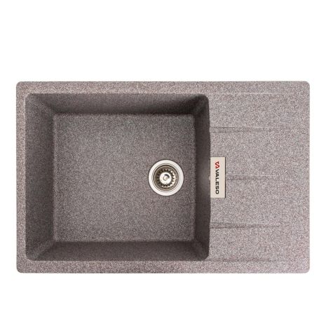 Гранітна кухонна мийка VALESO ROMA 7850 матова кольору Мікс