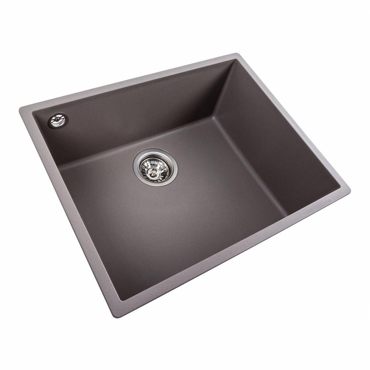 Кухонная гранитная мойка VALESO OASIS 5444, матовая Дюна Кухонная гранитная мойка VALESO OASIS 5444, матовая Дюна