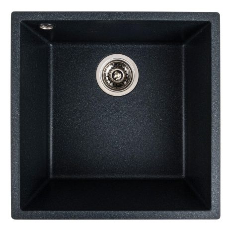 Гранитная кухонная мойка VALESO RUBA 4040 матовая Антрацит
