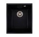 Кухонная гранитная мойка VALESO ROXY 3744 матовая Черная