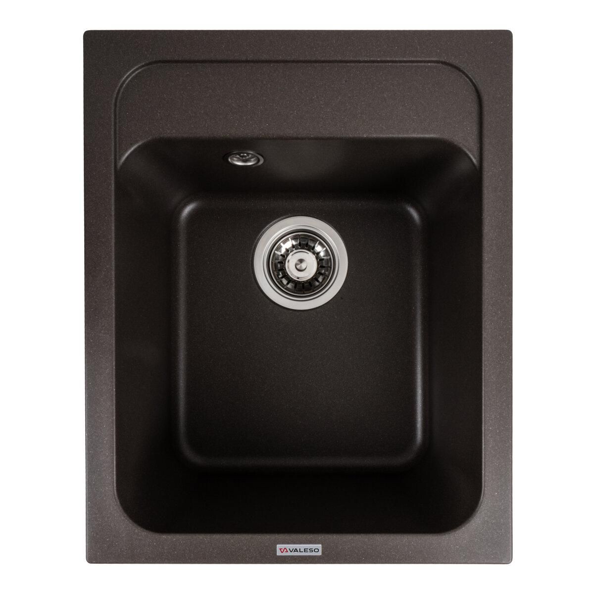 Кухонная мойка Valeso Korado 4050 из гранита, матовая Темная Скала Кухонная мойка Valeso Korado 4050 из гранита, матовая Темная Скала