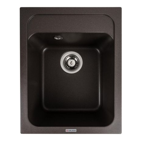 Гранітна мийка для кухні VALESO KORRADO 4050 матова Чорна скеля Гранітна мийка для кухні VALESO KORRADO 4050 матова Чорна скеля