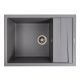 Кухонная мойка из гранита матовая 7050 CASCADA VALESO Серый муссон
