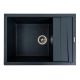 Кухонная гранитная мойка VALESO CASCADA 7050 матовый Антрацит