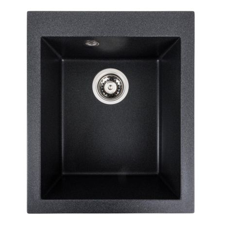 Гранитная кухонная мойка VALESO SOKIL 4150 матовая Карбон