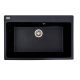 Кухонная гранитная мойка VALESO BOGEMA 7850 матовая Черный металлик