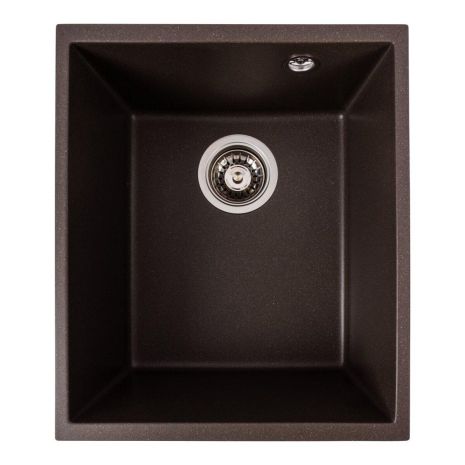 Гранитная мойка для кухни VALESO ROXY 3744 матовая тёмная скала