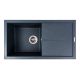 Гранитная кухонная мойка VALESO SOLID 7843 матовая антрацит