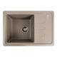 Кухонная гранитная мойка VALESO LIANA 6243 матовая Титан Кухонная гранитная мойка VALESO LIANA 6243 матовая Титан