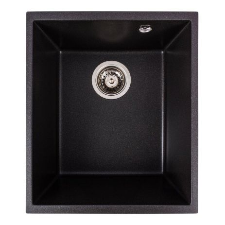 Гранитная кухонная мойка VALESO ROXY 3744 матовая Морион