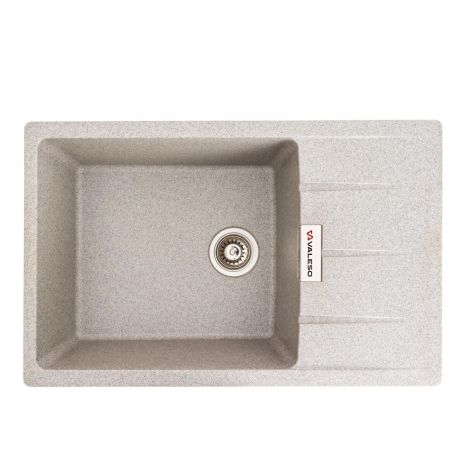 Кухонная гранитная мойка VALESO ROMA 7850 матовая Серая Кухонная гранитная мойка VALESO ROMA 7850 матовая Серая