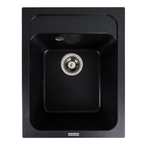 Кухонная гранитная мойка VALESO 4050 KORRADO матовая Карбон