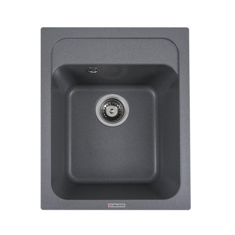 Гранитная кухня мойка VALESO KORRADO 4050 матовая Серый муссон