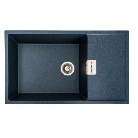 Кухонная гранитная мойка VALESO 8650 DIAMOND матовая (антрацит)