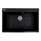 Черная гранитная мойка VALESO BOGEMA 7850 матовая для кухни