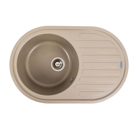 Кухонная гранитная мойка VALESO LIRA 7750 матовая Титан