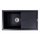Гранитная кухонная мойка VALESO SOLID 7843 матовая Черный металлик Гранитная кухонная мойка VALESO SOLID 7843 матовая Черный металлик