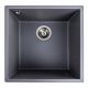 Гранитная кухонная мойка VALESO RUBA 4040 матовая Серый муссон