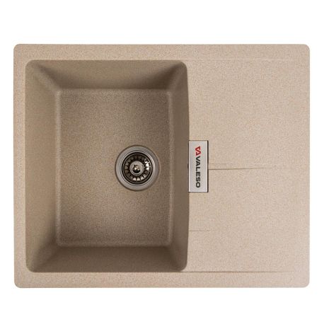 Гранітна кухонна мийка VALESO ZIRKONE 6250, матова, Сафарі