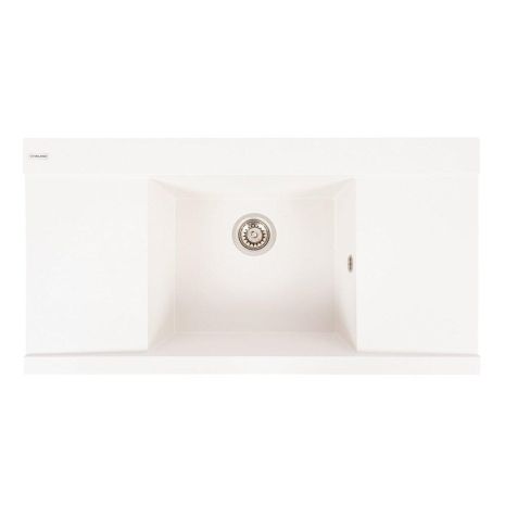 Матовая белоснежная гранитная мойка для кухни VALESO ATLAS 9651 Матовая белоснежная гранитная мойка для кухни VALESO ATLAS 9651