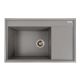 Гранитная мойка для кухни VALESO AZURIT 7950, матовая, Серый Мусон
