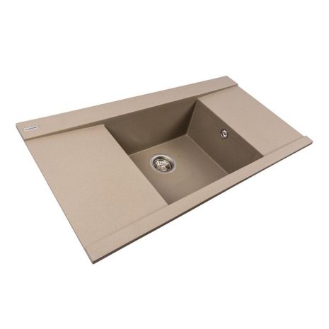 Кухонная гранитная мойка VALESO ATLAS 9651 матовый Титан Кухонная гранитная мойка VALESO ATLAS 9651 матовый Титан
