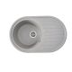 Гранитная кухонная мойка VALESO LIRA 7750 матовая серая