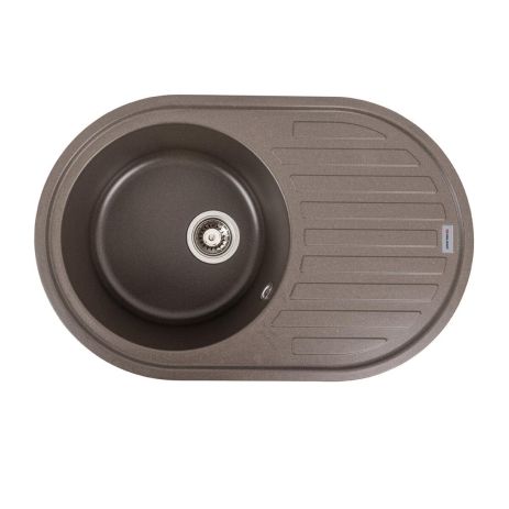 Гранитная кухонная мойка VALESO 7750 LIRA матовая Темная Скала Гранитная кухонная мойка VALESO 7750 LIRA матовая Темная Скала