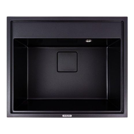 Черная матовая гранитная кухонная мойка VALESO SHERLIT 6050