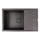 Кухонная гранитная мойка VALESO GALANS 7850 матовая Графит