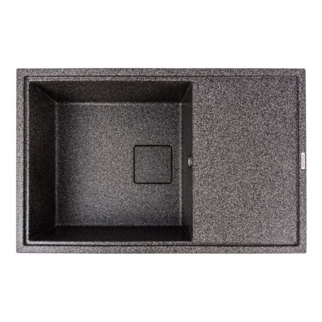 Кухонная гранитная мойка VALESO GALANS 7850 матовая Графит