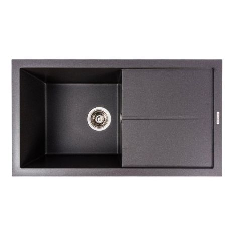 Кухонная гранитная мойка VALESO SOLID 7843 матовая Морион