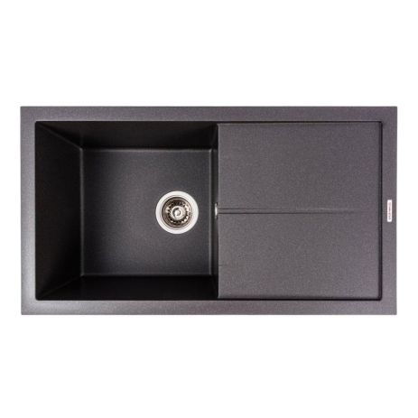 Кухонная гранитная мойка VALESO SOLID 7843 матовая Морион