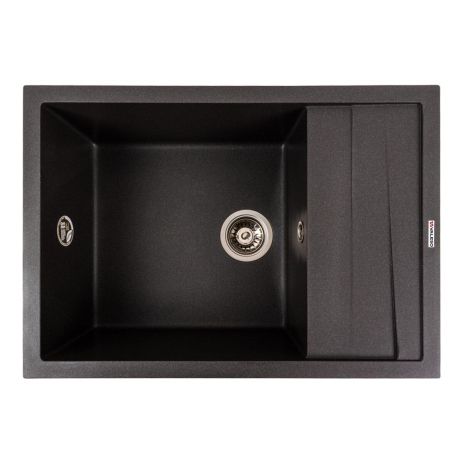 Гранітна кухонна мийка матова 7050 CASCADA VALESO Морион